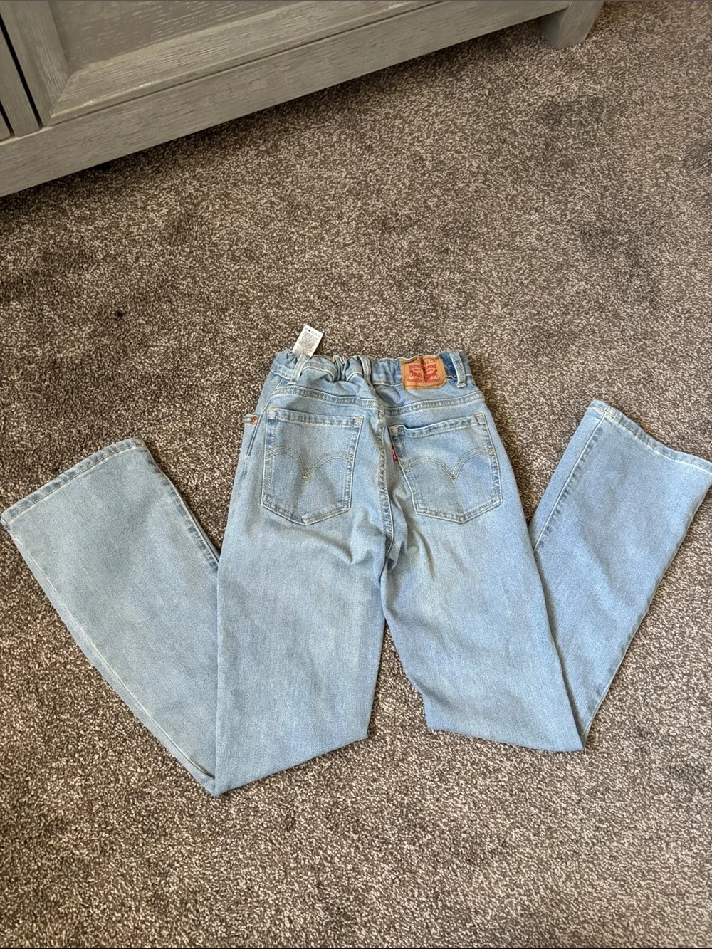 Levi's Light Blue Wide Leg Jeans